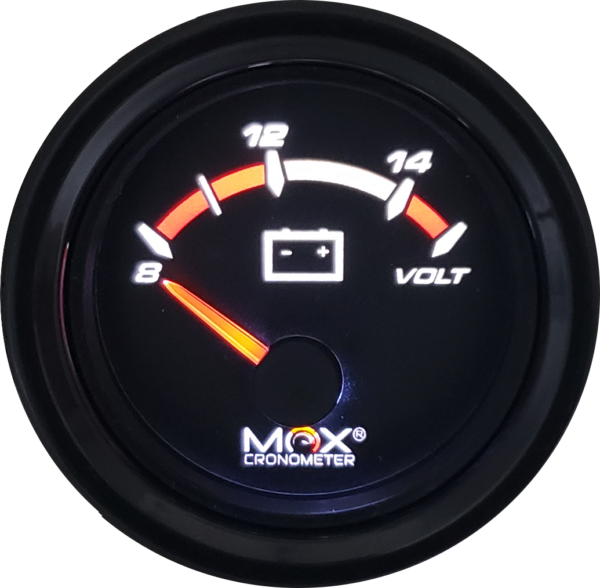 Painel Fusca - Velocímetro 180km/h / Ind. Combustível e Boia de Braço / Temperatura / Voltímetro / Sinaleira - Extreme Preto | MaxCronometer - Image 5
